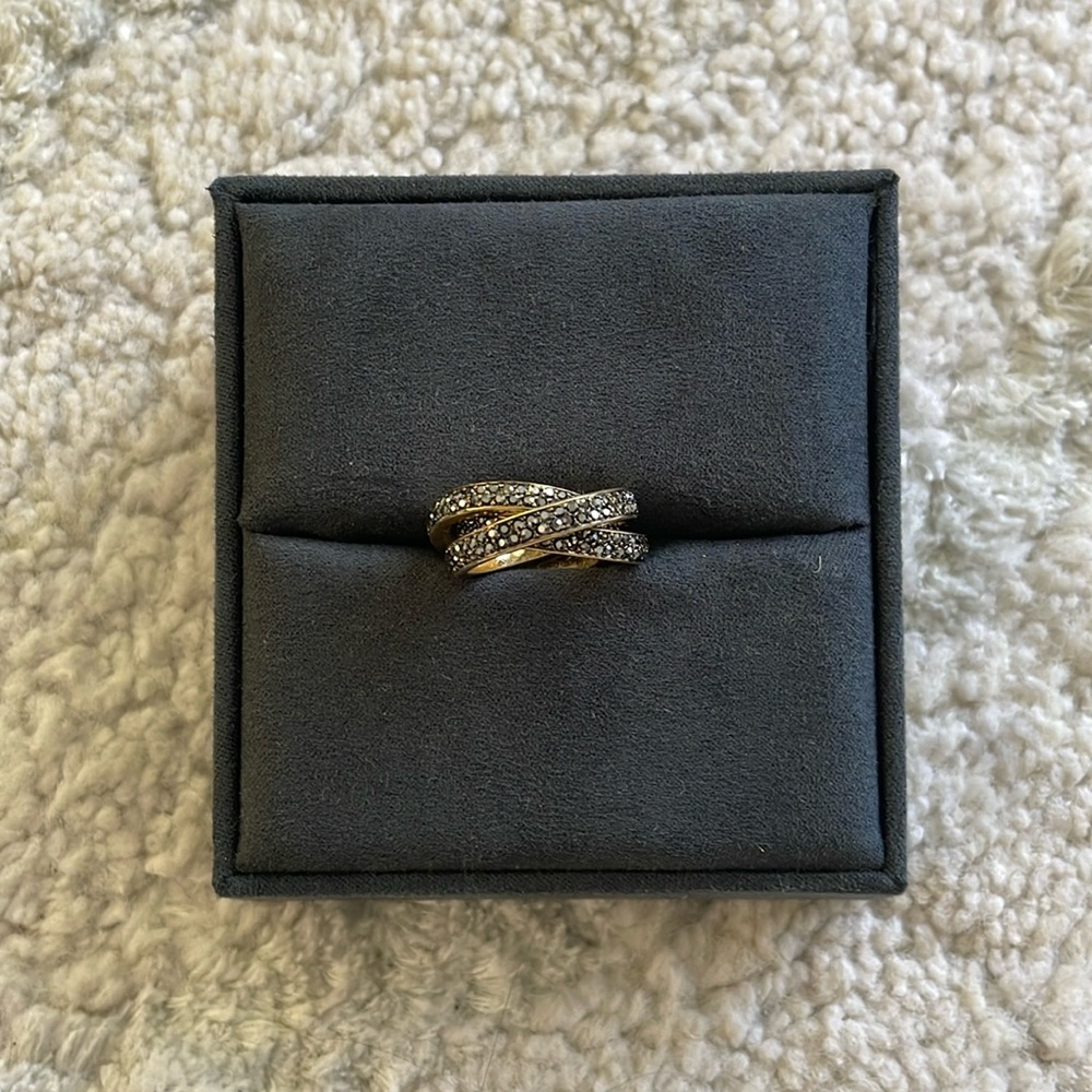 Interlocked Triple Band Ring